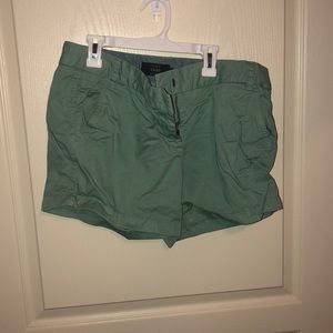 J crew chino shorts light green